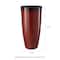 Glitzhome® Oversized Gradient Faux Ceramic Tall Plastic Planters, 2ct.